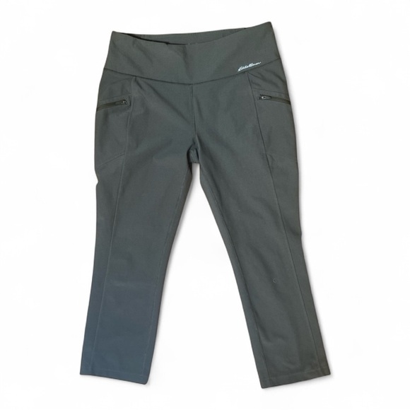 Eddie Bauer Grey Leggings Comfortable Stretchy Bottoms - Picture 1 of 4